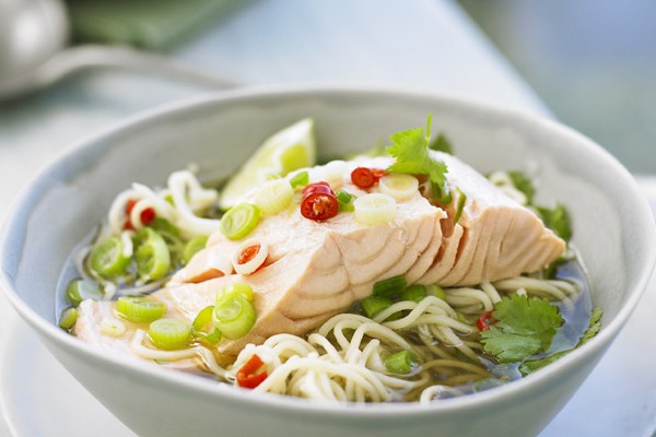 Chilli Salmon Noodle Soup Recipe