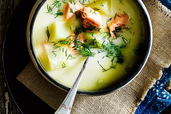 Potato Soup Recipe with Salmon (Lohikeitto)