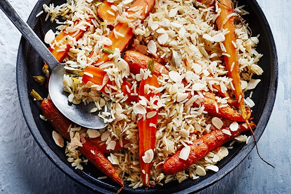 Carrot Rice Recipe with Cardamom