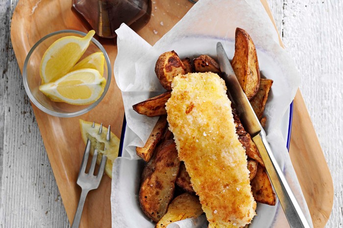 Healthy Fish and Chips Recipe