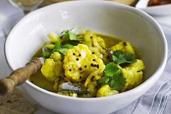 Cauliflower Curry Recipe with Ginger