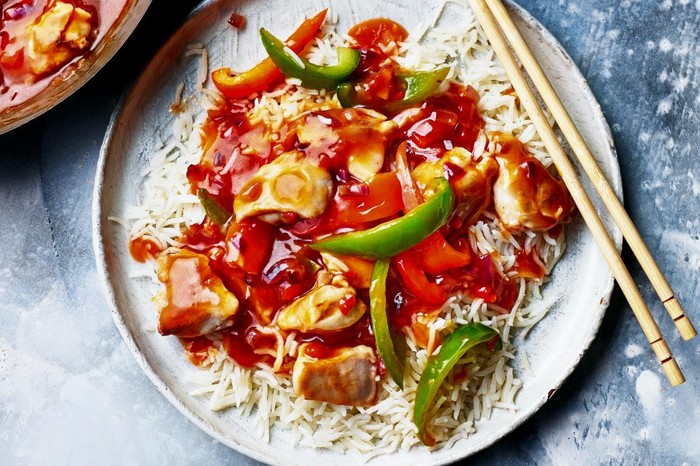 Sweet and sour chilli chicken