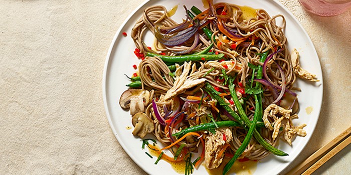 Healthy Chicken and Soba Noodle Stir-Fry